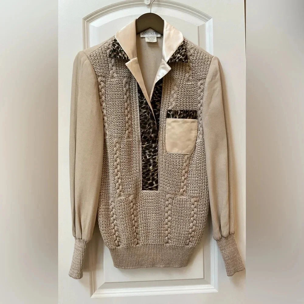 Vintage 80’s Side Effects Sweater